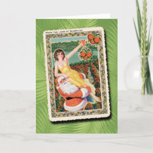 Land van Sunshine Christmas Kaart