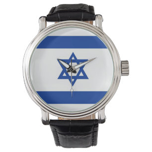 Land Vlag Israël Jood David Star Horloge