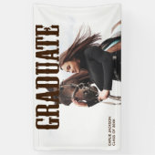 Land Western Afstuderen Fotogradatie Partij Spandoek (Verticaal)