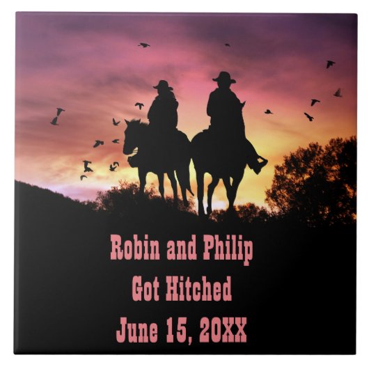 Land Western Jubileum Tegeltje (Voorkant)