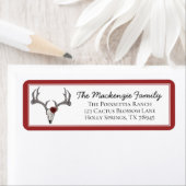 Land Western Kerstrendier Antlers Etiket (Insitu)