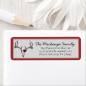 Land Western Kerstrendier Antlers Etiket (Insitu)