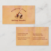 Land Western Visitekaartje (Voorkant / Achterkant)