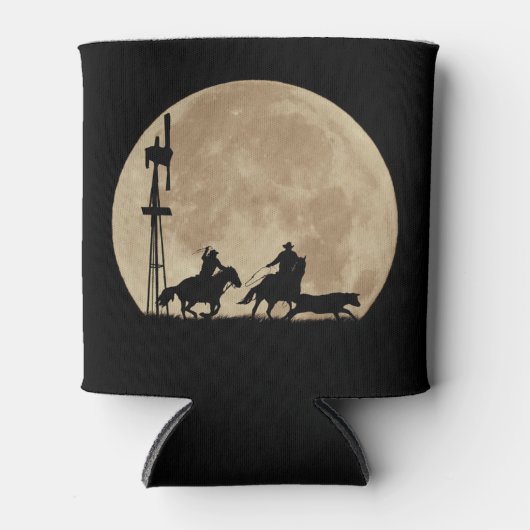 Land Westerne Cowboy Cozy Cup Blikjeskoeler (Voorkant)