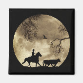 Land Westerne Cowboy Magneet (Voorkant)