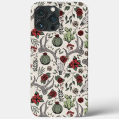 Land Westerne Kerst Bloemen Herten Hoofd Schedel Case-Mate iPhone Case (Achterkant)