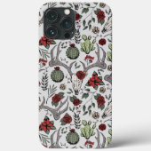 Land Westerne Kerst Bloemen Herten Hoofd Schedel Case-Mate iPhone Case (Achterkant)