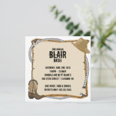 Land Westerne partij Kaart (Staand voorkant)