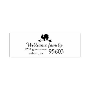 Land Woonachtig op retouradres Rubberstempel Zelfinktende Stempel