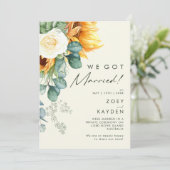 Land Zonnebloem | Aankondiging gele lozing (Staand voorkant)