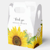 Land Zonnebloem Dank je wel voor doos Bedankdoosjes (Geopend)