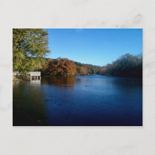 Landa Park Lake Briefkaart (Voorkant)