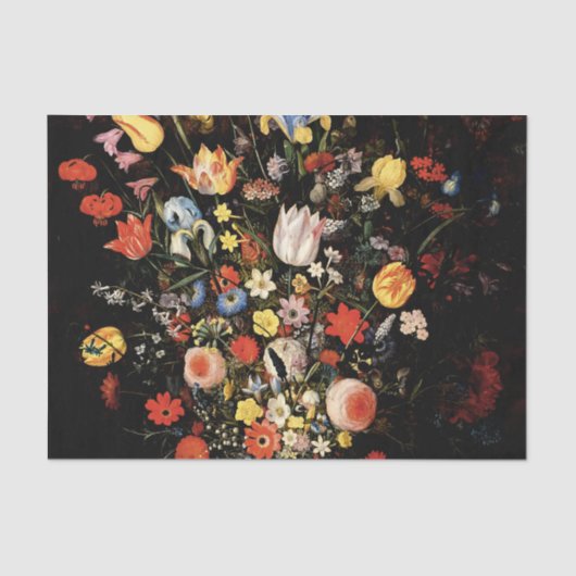  landbloemen Elegant Floral Tissuepapier (Voorkant)