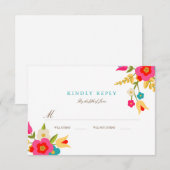 Landbloemen Weddenschap RSVP (Voorkant / Achterkant)