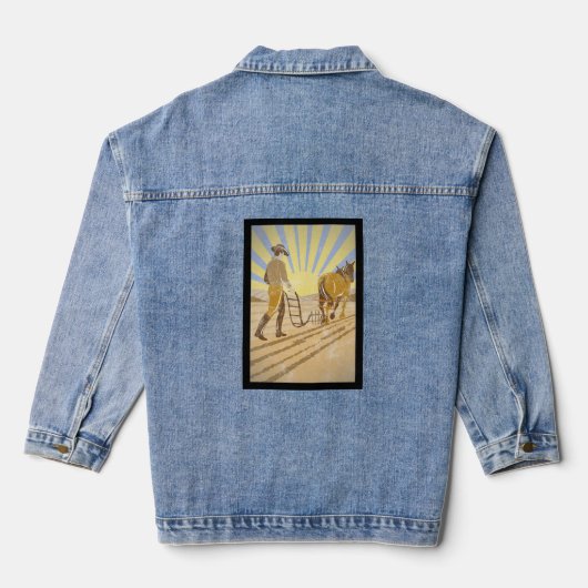 Landbouw Denim Jacket (Achterkant)