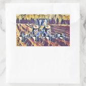 LANDBOUW RECHTHOEKIGE STICKER (Tas)