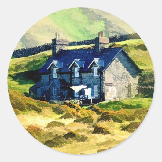 LANDBOUW RONDE STICKER (Voorkant)