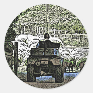LANDBOUW RONDE STICKER
