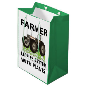 Landbouw Tractor Field Farmer Medium Cadeauzakje
