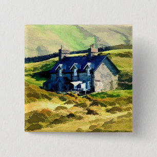 LANDBOUW VIERKANTE BUTTON 5,1 CM