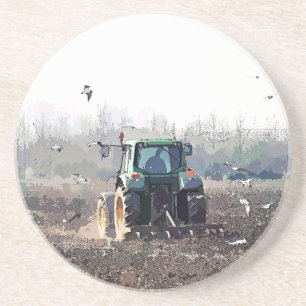 LANDBOUW ZANDSTEEN ONDERZETTER