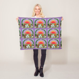 Landbouwdieren Fleece Deken