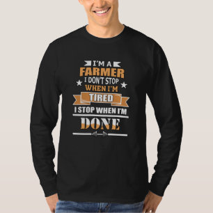 Landbouwers Boerderij Tractor Agriculture Farming  T-shirt