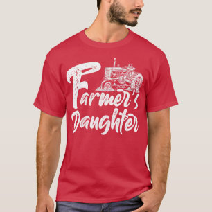 Landbouwers Daughter Boerderij Girl Tractor Lover T-shirt