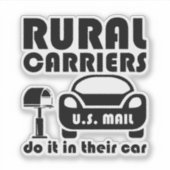 Landbouwers doen dat in hun auto sticker (Voorkant)