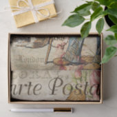 Landbouwers en hun hond tissuepapier (Geschenk)