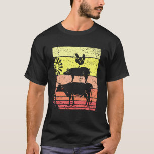 Landbouwers houden zich op de boerderij t-shirt