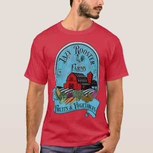 Landbouwers Lazy Rooster Family Boerderijen T-Shir T-shirt