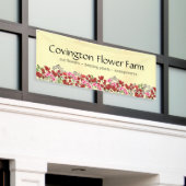 Landbouwers Market Custom Flower Boerderij Banner (Buitenkant Gebouw)
