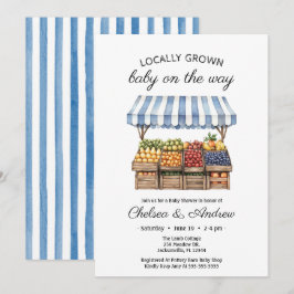 Landbouwers MarktBaby shower plaatselijk geteelde  Kaart
