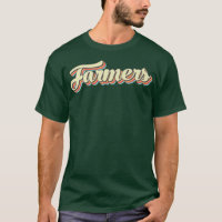 Landbouwers T Retro Art Baseball Font 