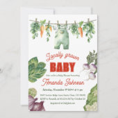 Landbouwers verhandelen biologisch lokaal geteeld kaart (Voorkant)