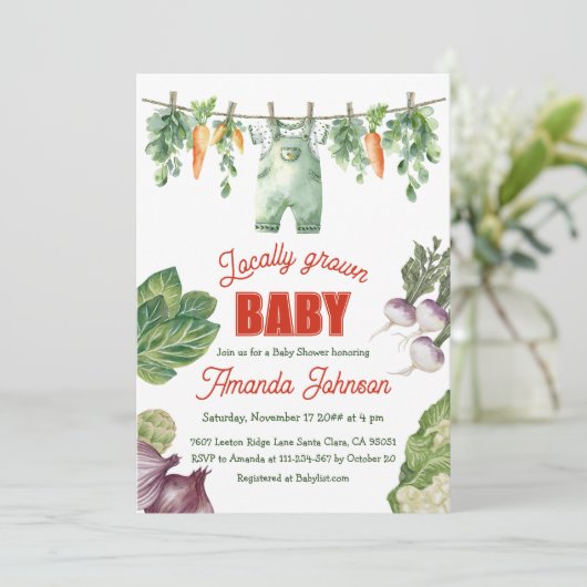 Landbouwers verhandelen biologisch lokaal geteeld kaart (Staand voorkant)