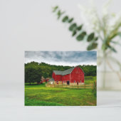 Landbouwersblauw Briefkaart (Staand voorkant)