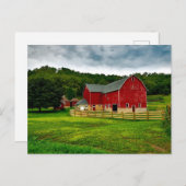 Landbouwersblauw Briefkaart (Voorkant / Achterkant)