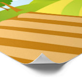 landbouwgrond poster (Hoek)