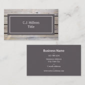 Landbouwhout Visitekaartje (Voorkant / Achterkant)