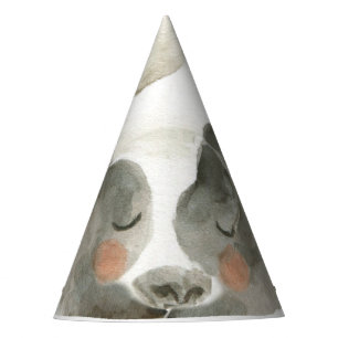 Landbouwhuisdieren Birthday Barnyard Party Pet Cow Feesthoedjes