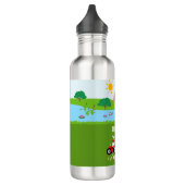 Landbouwhuisdieren en Roodtrekkerbarrière - Aangep Waterfles (Links)