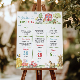 Landbouwhuisdieren in de Barnyard Poster
