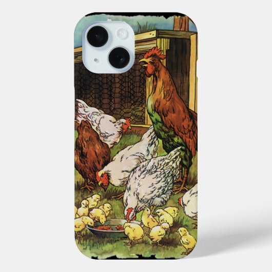  landbouwhuisdieren, rooster, kippen Case-Mate iPhone case (Achterkant)