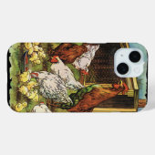  landbouwhuisdieren, rooster, kippen Case-Mate iPhone case (Achterkant (horizontaal))