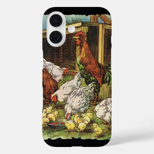 landbouwhuisdieren, rooster, kippen Case-Mate iPhone case (Achterkant)
