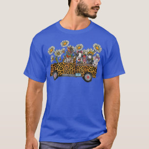 Landbouwhuisdieren Vrachtboer Chrysanthemum Flower T-shirt