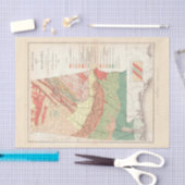  landbouwkaart van Alabama (1882) Tissuepapier (Craft)