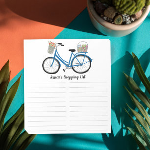 Landbouwmarkt — Bike Grocery Shopping List CUSTOM Notitieblok